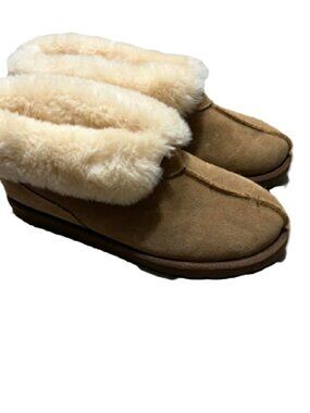 Pamir Women's Suede Shearling Ankle Boot/Slipper sf630 US 9 BM1
